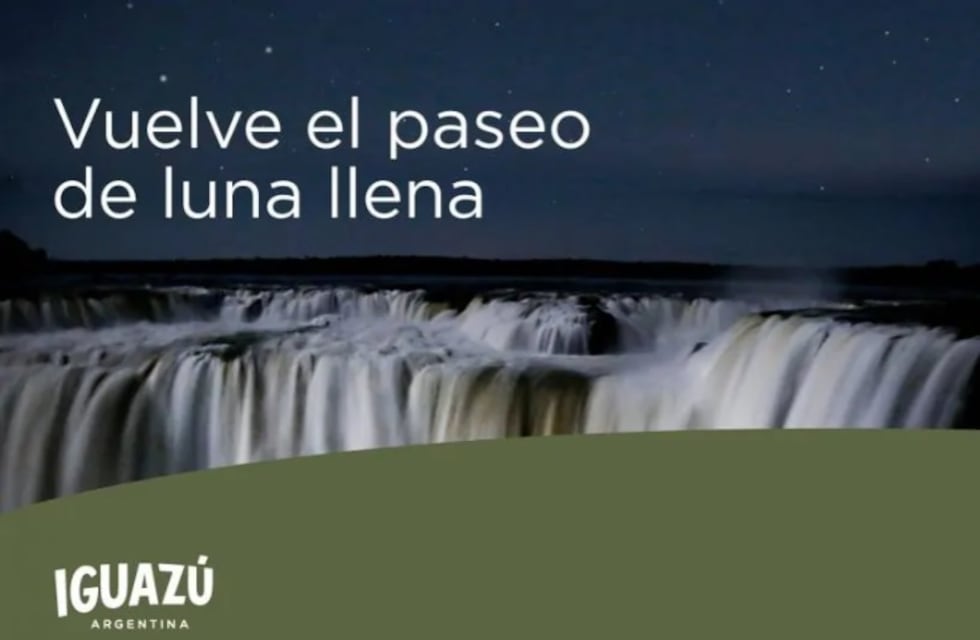 Puerto Iguazú: vuelven los Paseos de Luna en Cataratas
