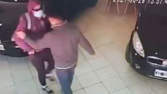 El asalto. (Gentileza ElDoce.tv)