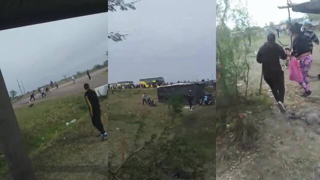El acampe derivó en un cruce violento a unos 120 kilómetros al sur de Resistencia.