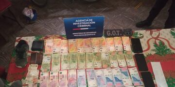 Material secuestrado en San Cristóbal