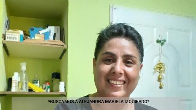 Hallaron sana y salva a Mariela Izquierdo
