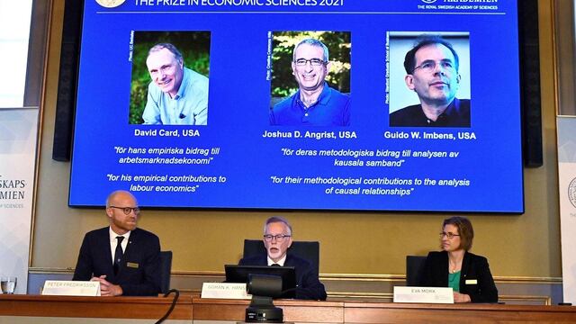 El Nobel de Economía fue para tres economistas experimentales