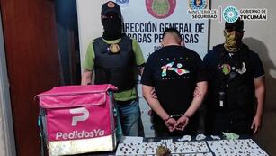 Narcomenudeo: aprehendieron a un supuesto “Delivery” con 2000 dosis de marihuana