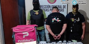 Narcomenudeo: aprehendieron a un supuesto “Delivery” con 2000 dosis de marihuana