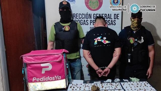 Narcomenudeo: aprehendieron a un supuesto “Delivery” con 2000 dosis de marihuana