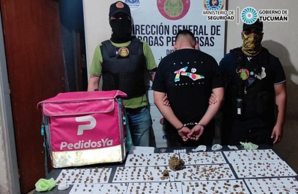 Narcomenudeo: aprehendieron a un supuesto “Delivery” con 2000 dosis de marihuana