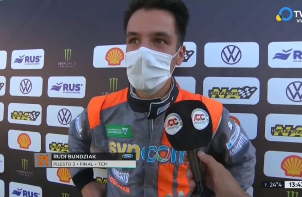 El iguazuense “Rudito Bundziak” terminó tercero y disputa el título del TC Mouras