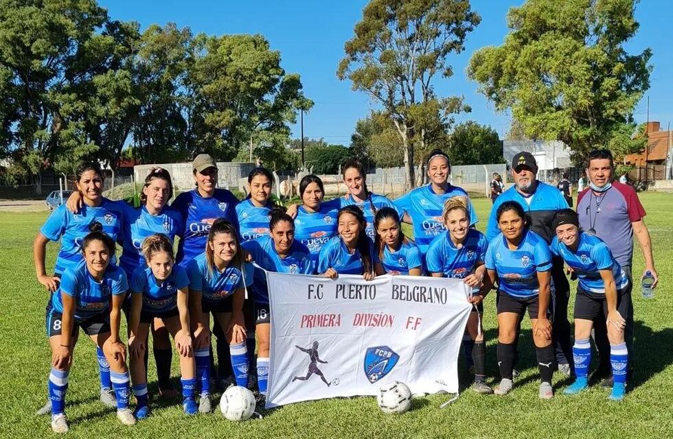 Fútbol Femenino: ajustada derrota de Puerto Belgrano en su debut en la Liga del Sur