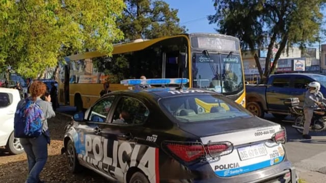 El colectivo en el que ocurrió la agresión viajaba de Rosario a Granadero Baigorria.