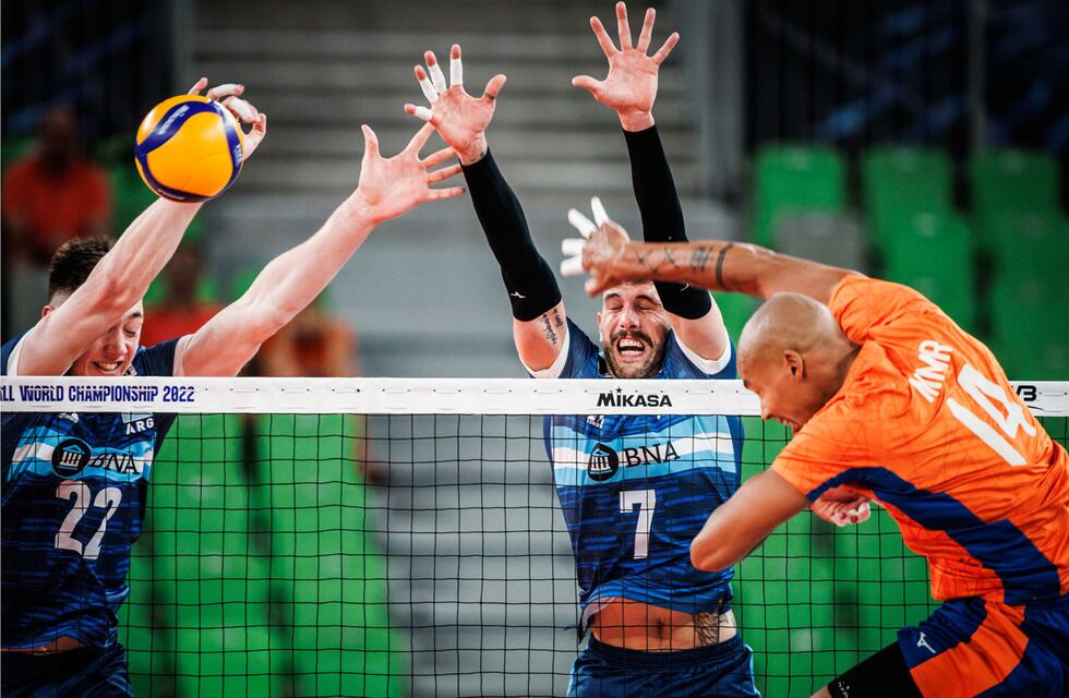 Mundial de Vóley: Argentina no pudo cerrar el partido y se le escapó ante Países Bajos