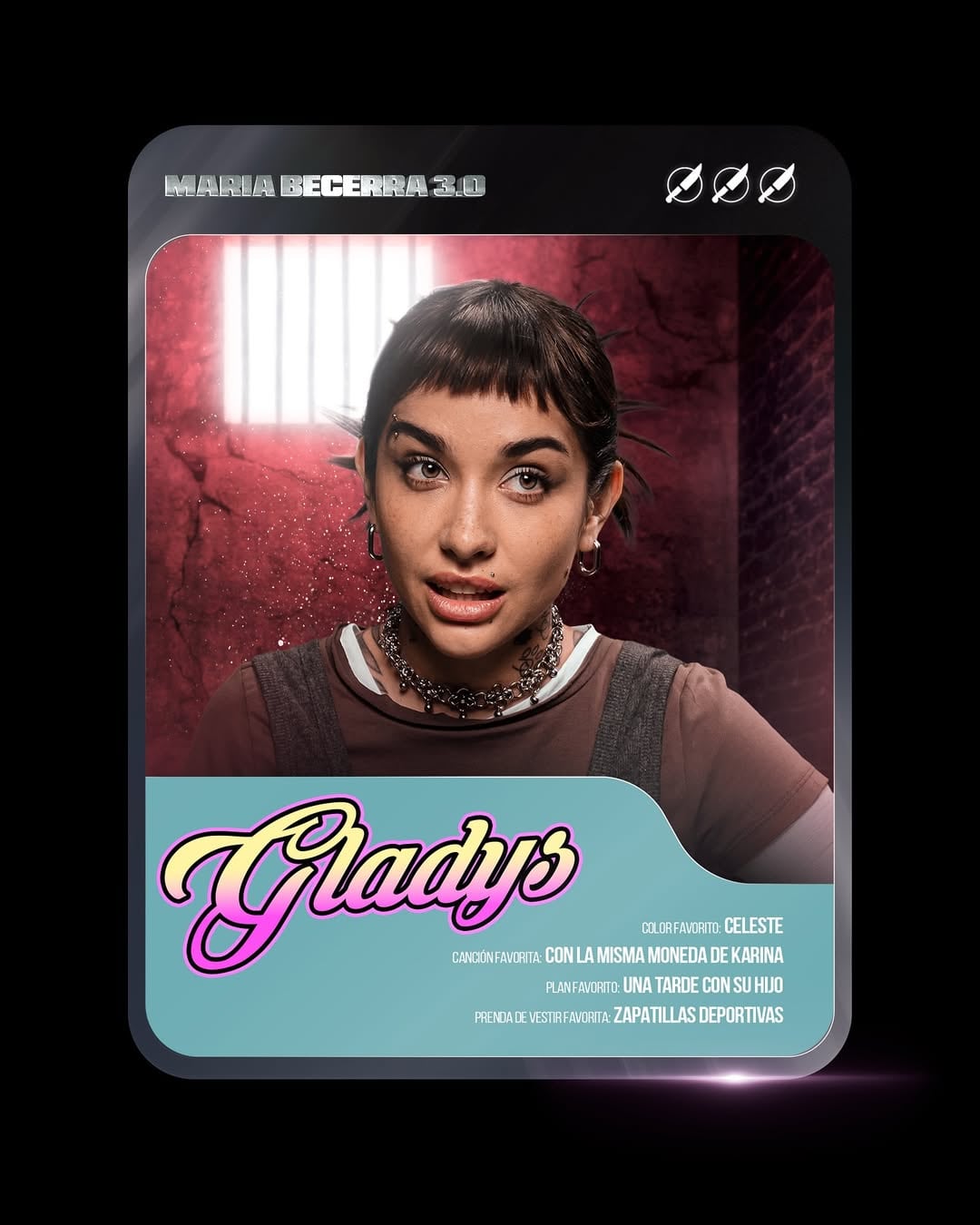 El alter ego Gladys.