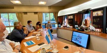 Alberto Fernández reunido con gobernadores (Foto: Presidencia)