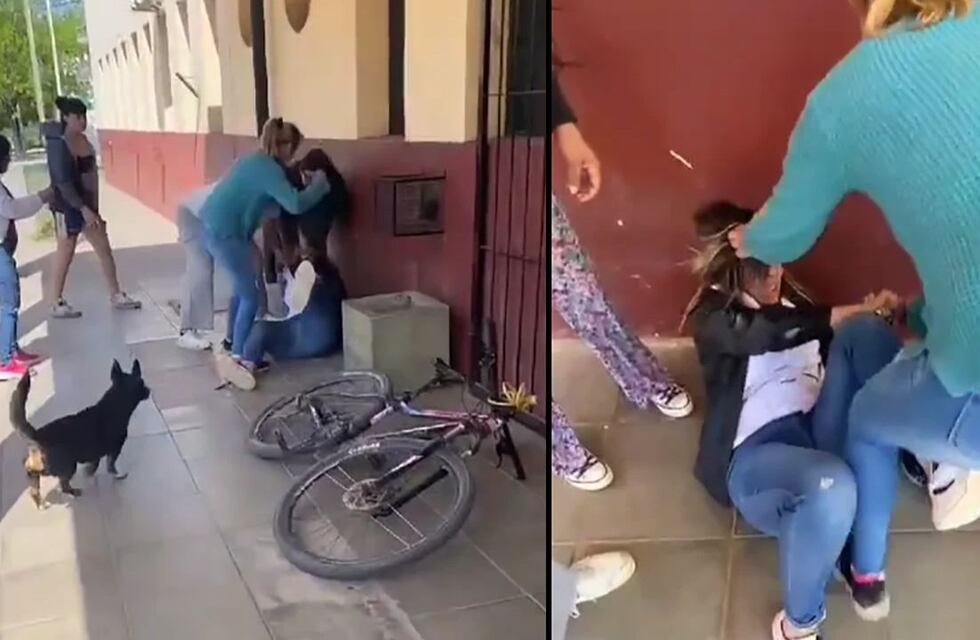 Video: feroz golpiza de un grupo de madres contra una docente en Marcos Paz