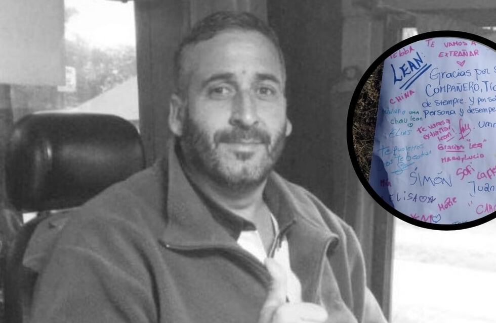 Emotiva despedida de alumnos a un chofer de Bialet Massé: “Gracias por cuidarnos”