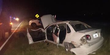 Falleció un automovilista tras volcar en la ruta 228 en las cercanías del pescado