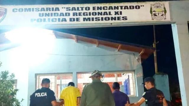 Dos cazadores ilegales fueron detenidos en el Parque Provincial de Salto Encantado.