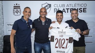 El volante Fernando Juárez estaba a préstamo de Talleres y Platense hizo uso de la opción por el 70% de su pase (Prensa Platense)