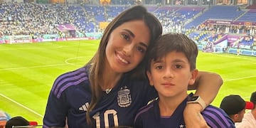 El tierno mensaje de Antonela Roccuzzo para Thiago Messi en su cumpleaños número 11.