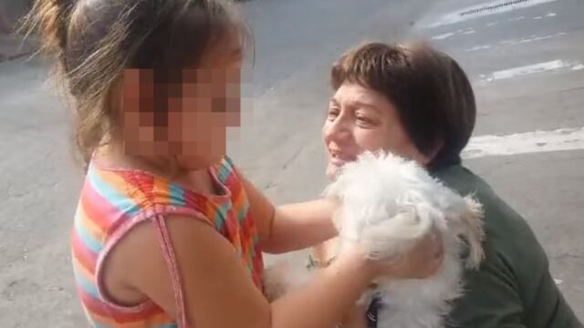 El video con el emotivo reencuentro entre Simón y Eliana.