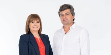 Patricia Bullrich y  Matías Fhurer