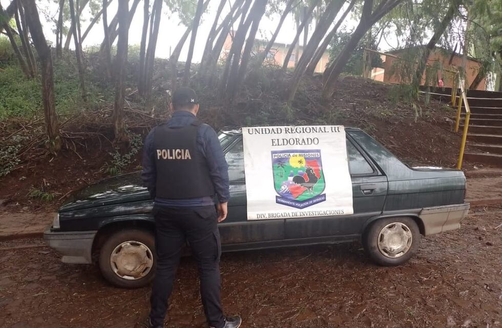 Recuperan en Eldorado un automóvil robado