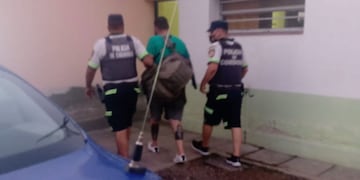 El detenido. (Policía)
