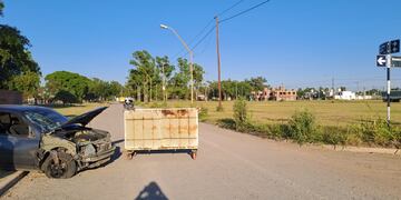 Accidente en la costanera