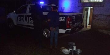 Joven terminó detenido por delitos contra la propiedad en Eldorado.