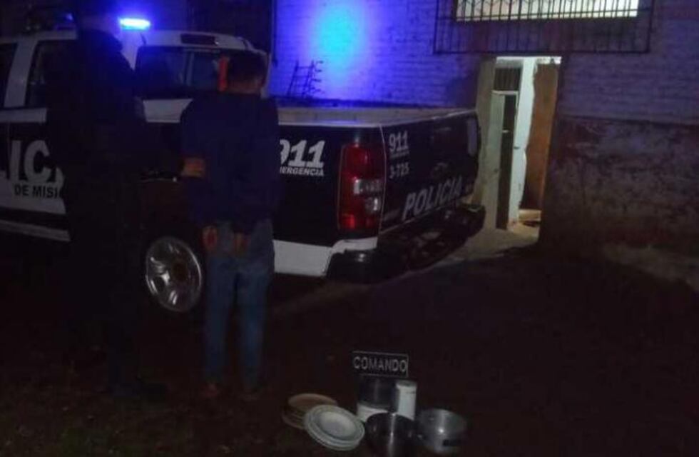 Joven terminó detenido por delitos contra la propiedad en Eldorado