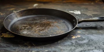 Convertí una sartén vieja en un reloj de pared: paso a paso