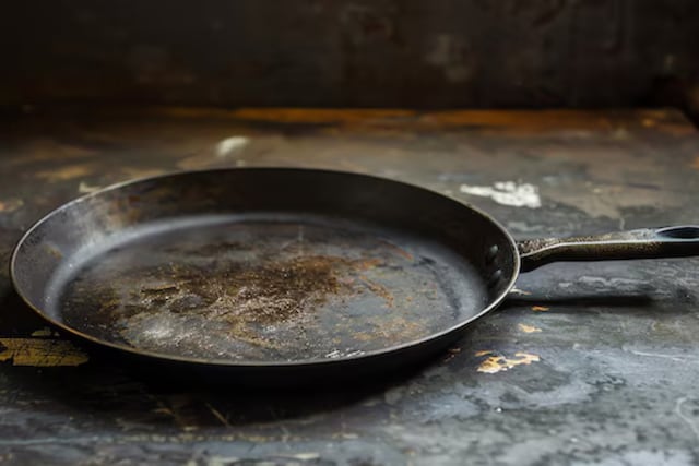 Convertí una sartén vieja en un reloj de pared: paso a paso