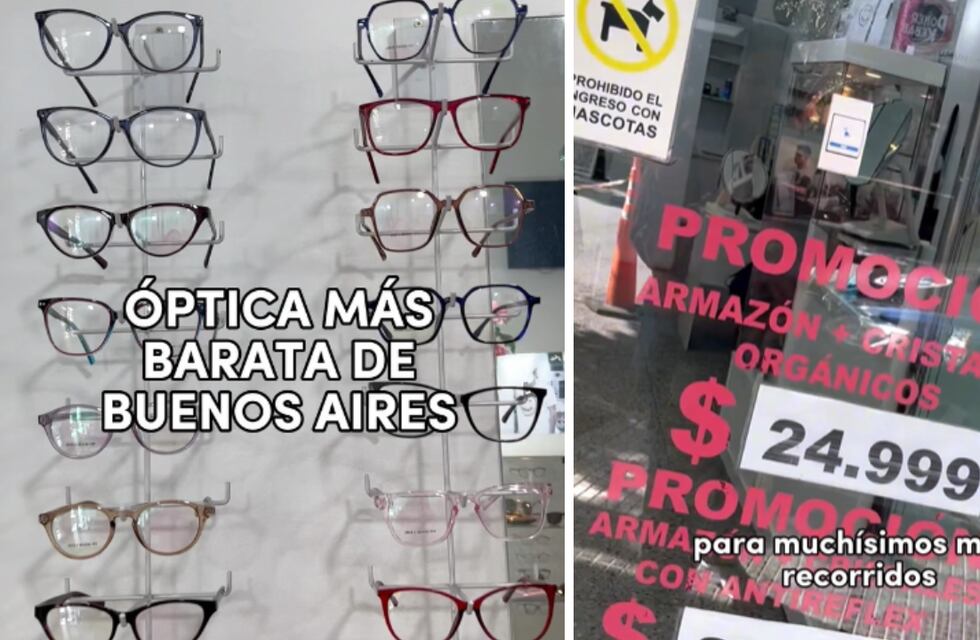 Una ganga: buscaba ópticas en CABA y encontró lentes recetados desde $25.000