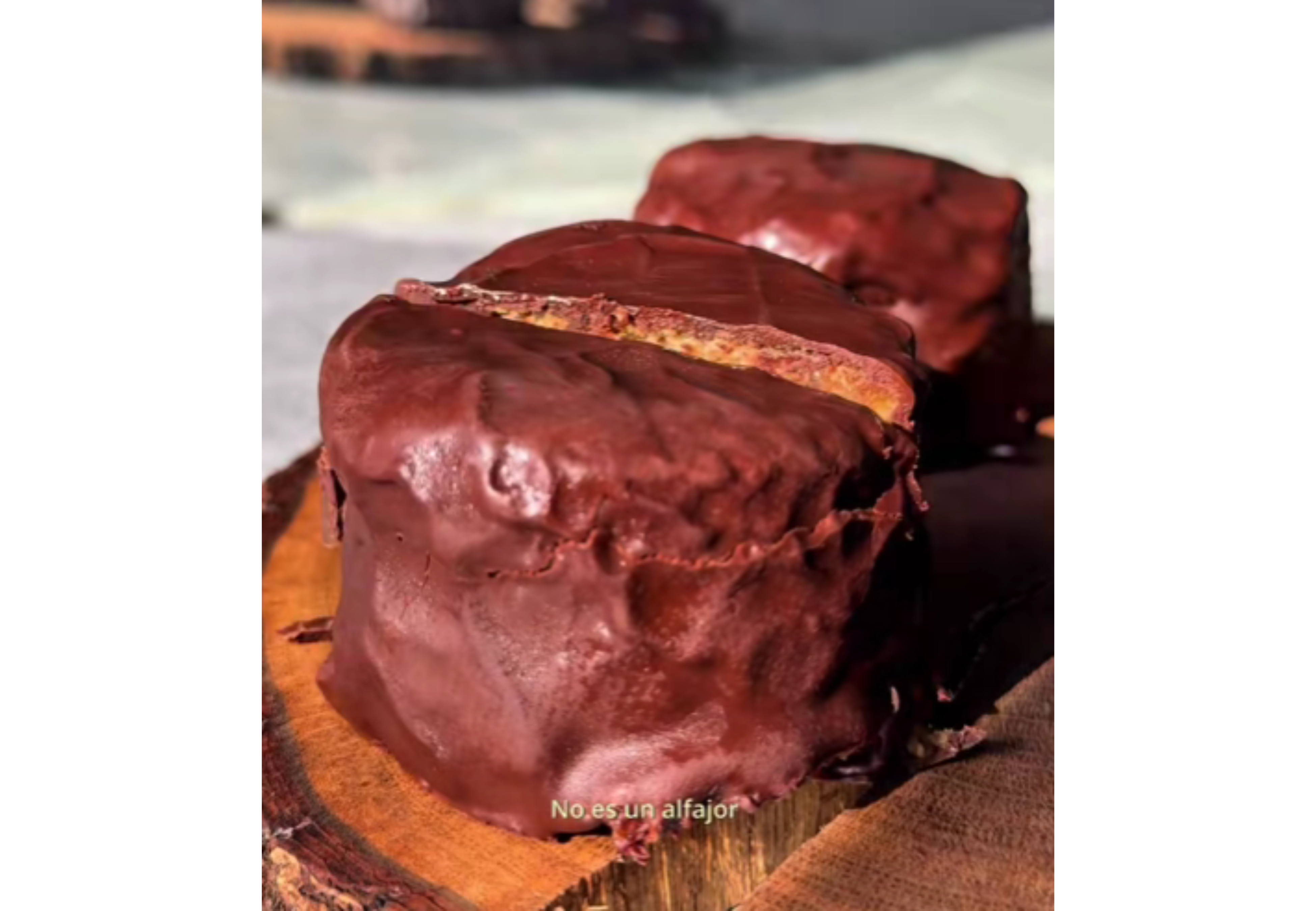Este alfajor saludable es muy fácil de hacer.