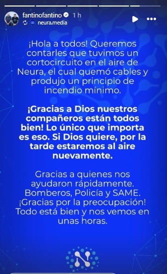 Alejandro Fantino sobre lo ocurrido en Neura.