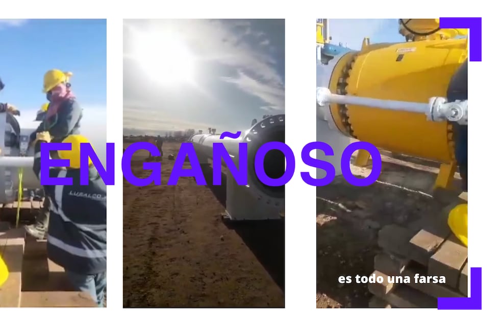 Es engañoso el video viral que dice que el gasoducto Néstor Kirchner “es todo una farsa”