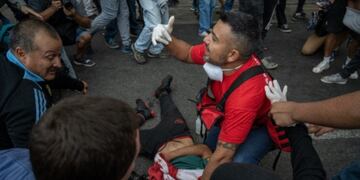 Habló el padre de Pablo Grillo, el fotógrafo que recibió un disparo en la cabeza en la marcha.