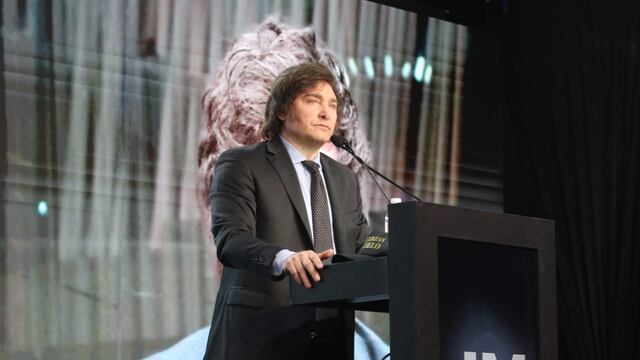 Javier Milei busca salir airoso del primer debate presidencial. Foto: Los Andes