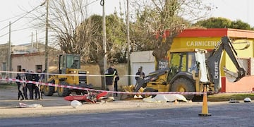 El choque le costó la vida al conductor de la moto, en Las Higueras.