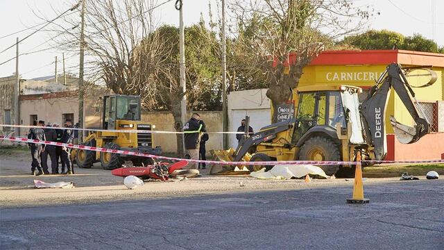 El choque le costó la vida al conductor de la moto, en Las Higueras.