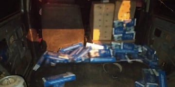 Persecución y arresto en Pozo Azul: incautaron más de 12 mil paquetes de cigarrillos ilegales.