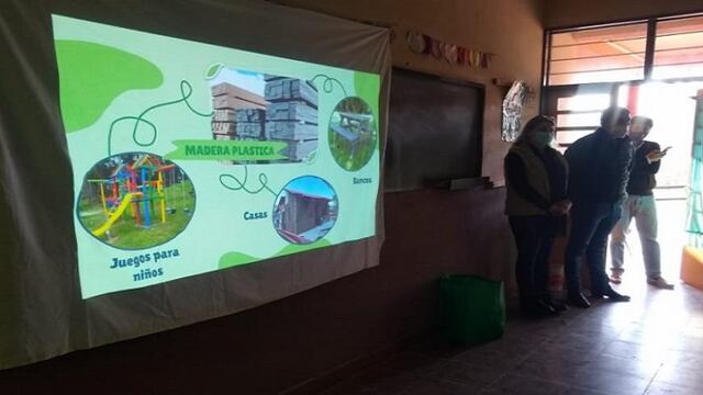 Desde la escuela incentivan a los alumnos sobre el cuidado del medio ambiente.