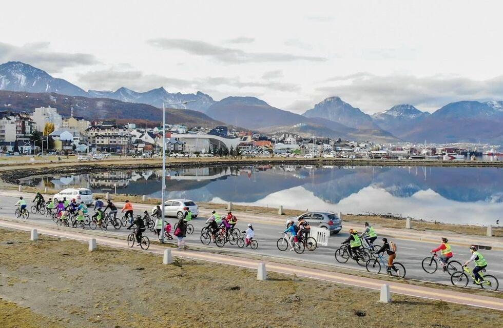 La bicicleteada ‘Pensar Malvinas’ combinó deporte y concientización