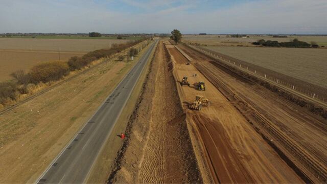 La Francia: despistaron 3 autos en la autovía 19 por las condiciones climáticas