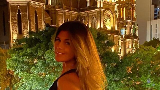 La modelo volvió a Córdoba para pasar algunos días con su familia.