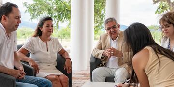 Jalil y Zenteno en reunión.