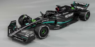 W14. El coche con el que Hamilton y Russell afrontarán la temporada de F1.