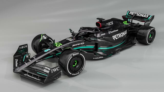 W14. El coche con el que Hamilton y Russell afrontarán la temporada de F1.