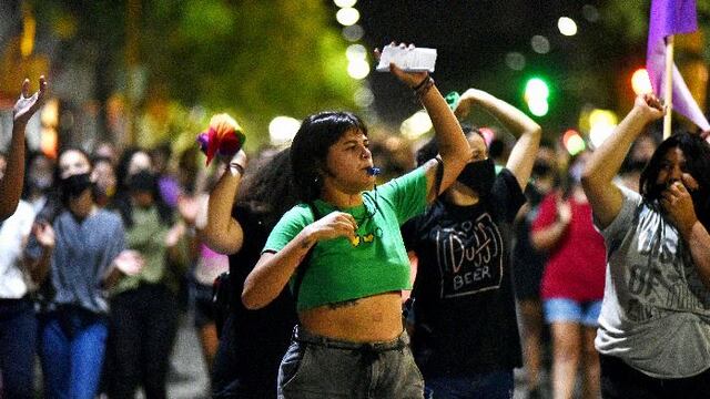 Una gran movilización ocurrió en el centro cívico. (Foto: LA VOZ DE SAN JUSTO)