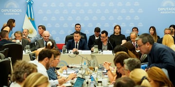 Continúa el debate de la ley ómnibus en Comisiones.