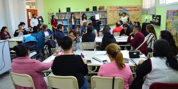 docentes reunidos en Jujuy